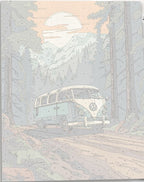 This is a promotional poster for a VW van.