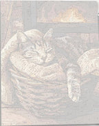 Numbered canvas outline for Bascat urban street-art cat DIY painting project - ColorEasePaint