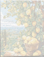 Detailed numbered canvas outline for Bounty Lemons botanical fruit DIY painting - ColorEasePaint