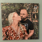 finished custom paint by numbers artwork displayed as home wall decor