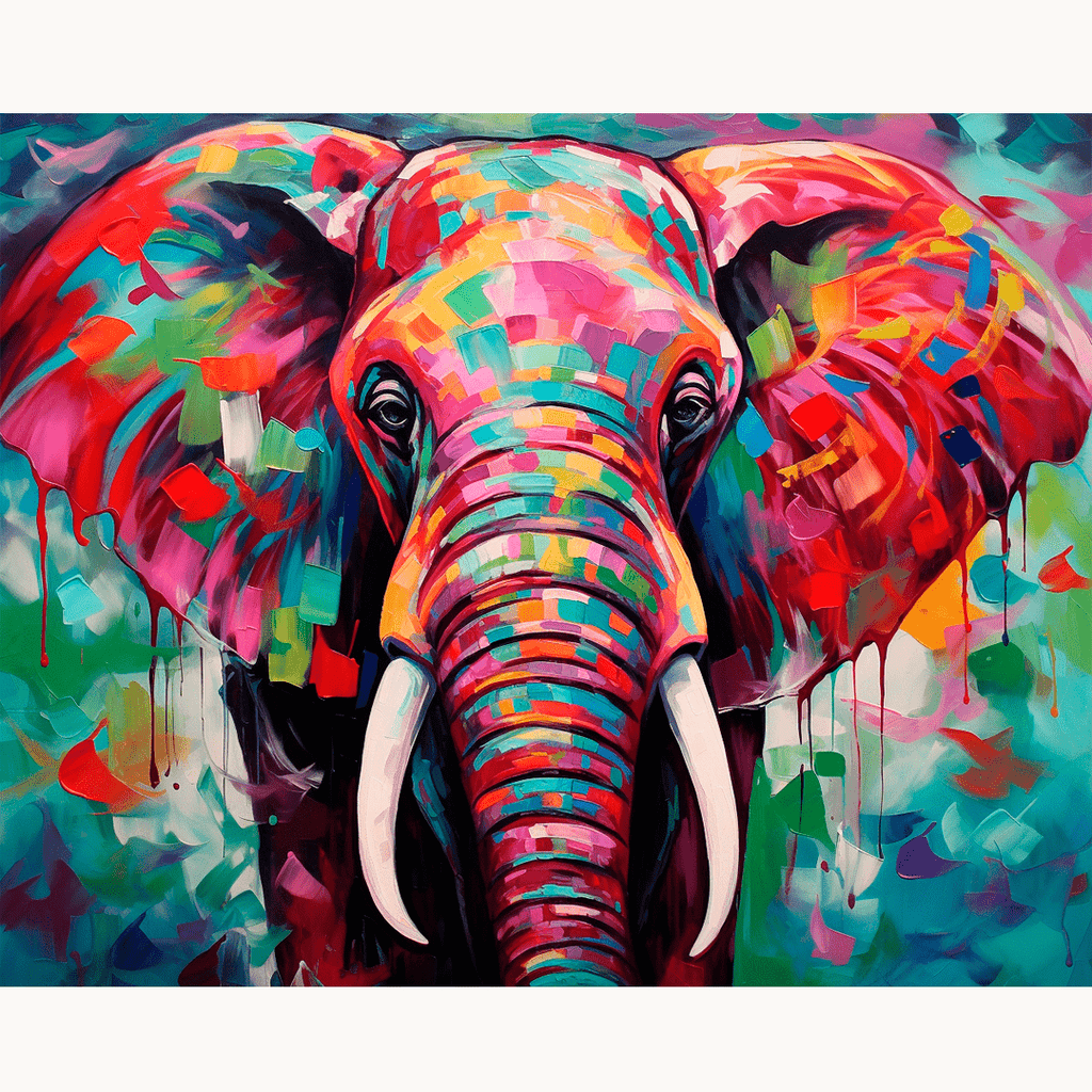 Complete DIY paint by numbers kit with slate gray, charcoal, and warm earth-tone acrylic paints - ColorEasePaint