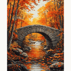 Old Stone Bridge - Number Artist Paint by Numbers Kits