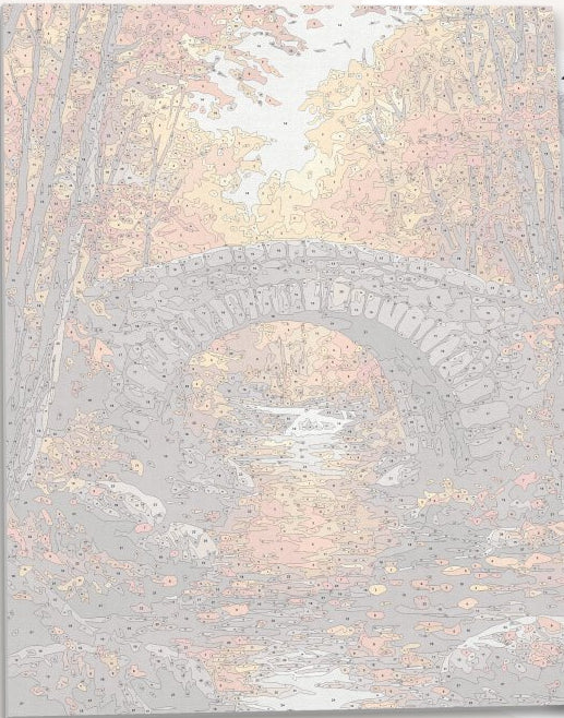 Old Stone Bridge - Number Artist Paint by Numbers Kits