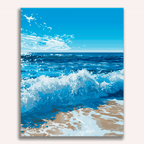 Warm Beach Waves - Number Artist Paint by Numbers Kits