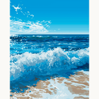 Warm Beach Waves - Number Artist Paint by Numbers Kits